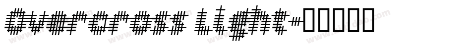 Overcross Light字体转换